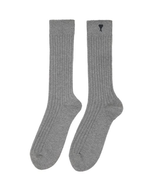 AMI Black Three-Pack Ami De Coeur Socks for men