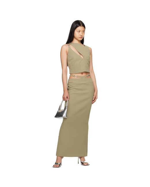 Paris Georgia Green Quilted Tank Top