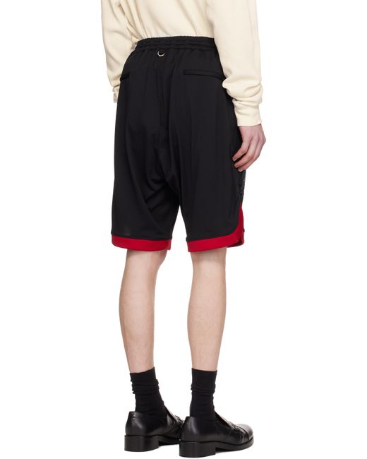 メンズ MASTERMIND WORLD ブラック Basket ショートパンツ Black