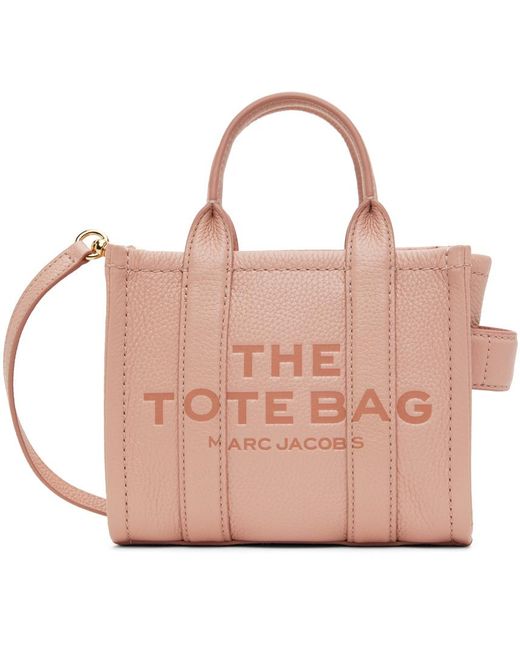 Marc Jacobs Pink 'the Leather Mini Tote Bag' Tote
