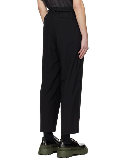 Pantalon fuselé noir Attachment pour homme en coloris Black