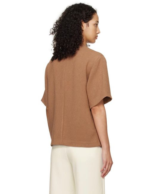 T-shirt maddie brun clair Anine Bing en coloris Brown