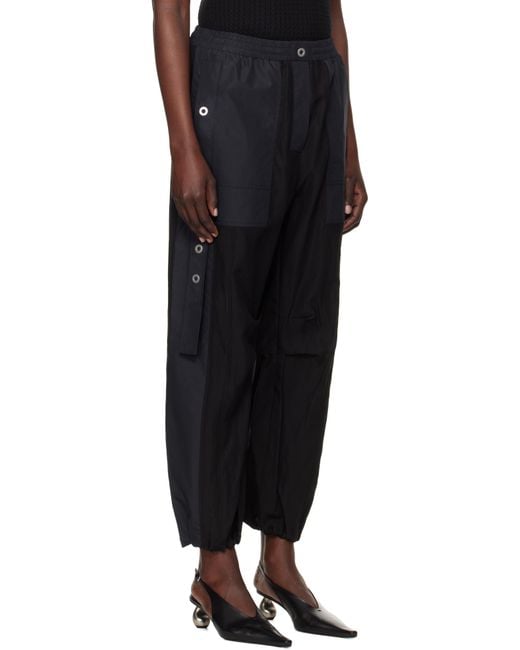 3.1 Phillip Lim ブラック＆ネイビー コンボ カーゴパンツ Black