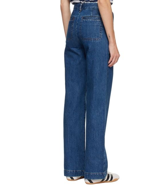 A.P.C. Blue Seaside Jeans