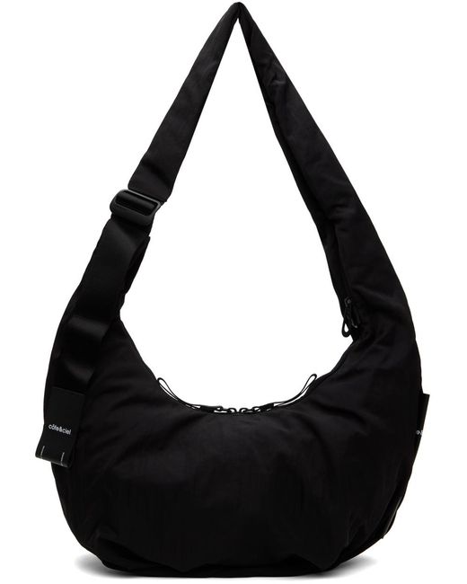 Côte&Ciel Black Hyco S Smooth Bag for men