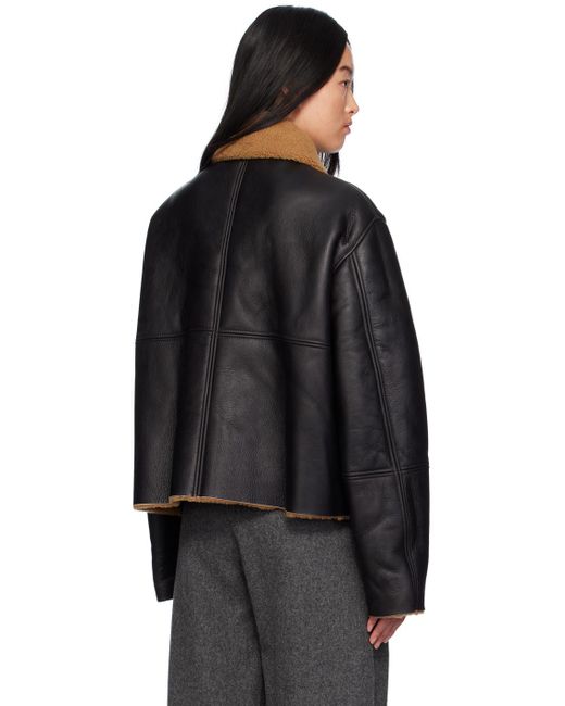 Kassl Black Reversible Shearling Jacket