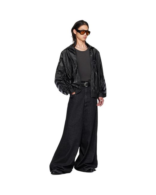 Lu'u Dan Black Ld Windbreaker Jacket for men