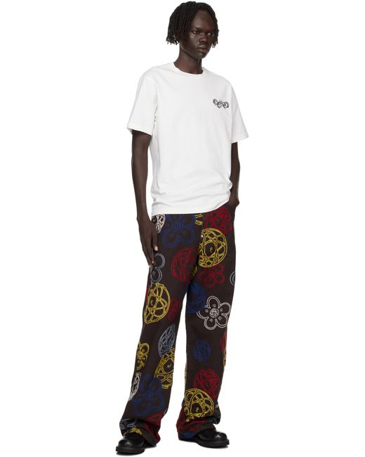 KENZO White Off- Paris Pachinko' Classic T-Shirt for men