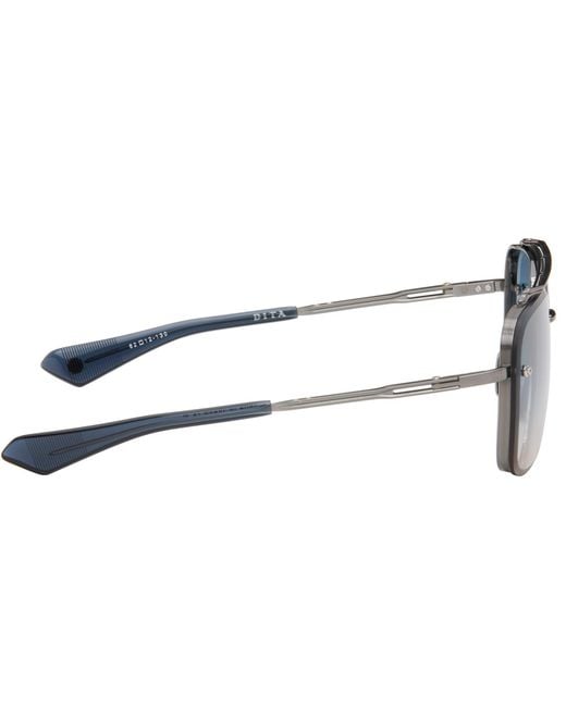Dita Eyewear Blue Mach-Six Sunglasses for men