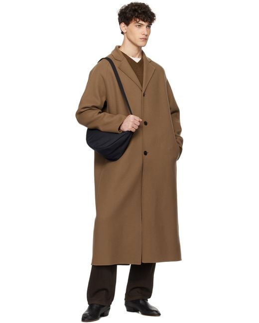 メンズ The Row ブラック Slouchy Banana ポーチ Black