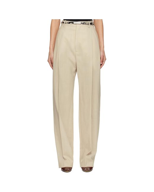 Wardrobe NYC Natural Light Mid Rise Trousers