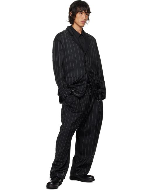 Camiel Fortgens Quilted Suit Blazer in Black for Men | Lyst