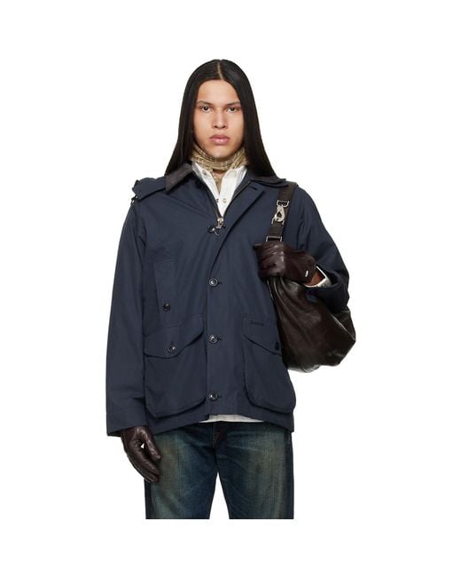 Barbour Blue Ventile Endurance Showerproof Jacket for men