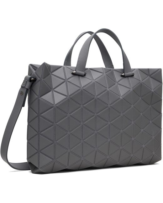 Issey Miyake Black Matte Tonneau Bag for men