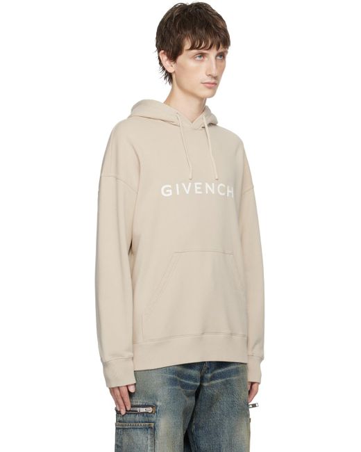 Givenchy Black Beige Archetype Hoodie for men