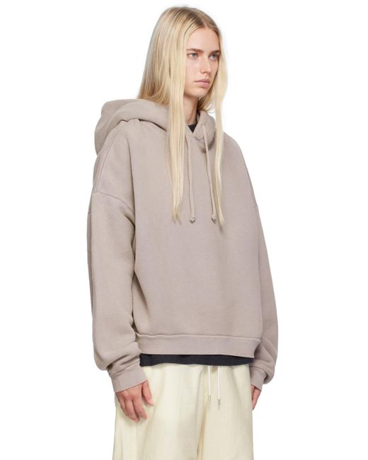 Acne グレー ガーメントダイ フーディ Multicolor