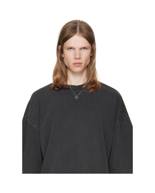 NUMBERING Metallic 'N' #7700 Necklace for men