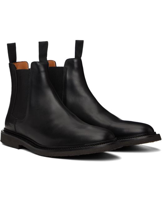 Bottes Chelsea Noires En Cuir Common Projects pour homme en coloris Black