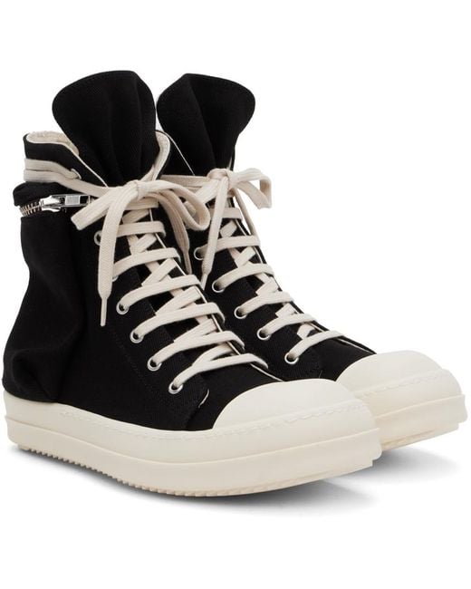 【RICK OWENS】ブラック Porterville Cargo Sneaks スニーカー Rick Owens Porterville Cargo Sneaks Sneakers in Black for