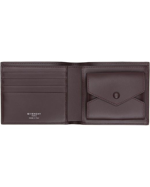 Givenchy Brown Coin Billfold Wallet for men