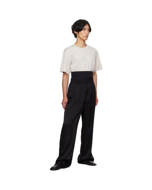 Mugler White Taupe & Boxy Corset T-Shirt for men