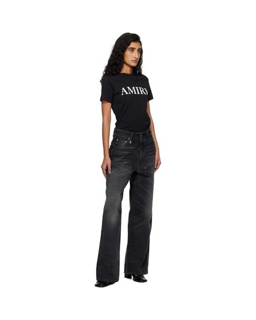 Amiri Black Core Logo T-Shirt