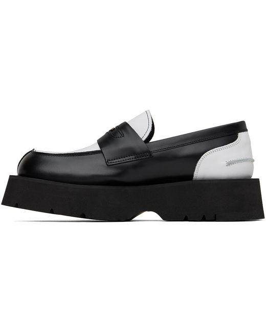 ANDERSSON BELL Black Broeils 23 Penny Loafers for men
