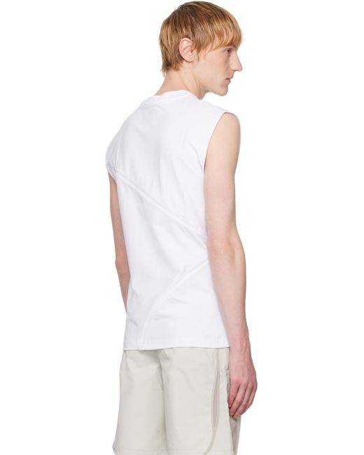 HELIOT EMIL White Pleistos Tank Top for men