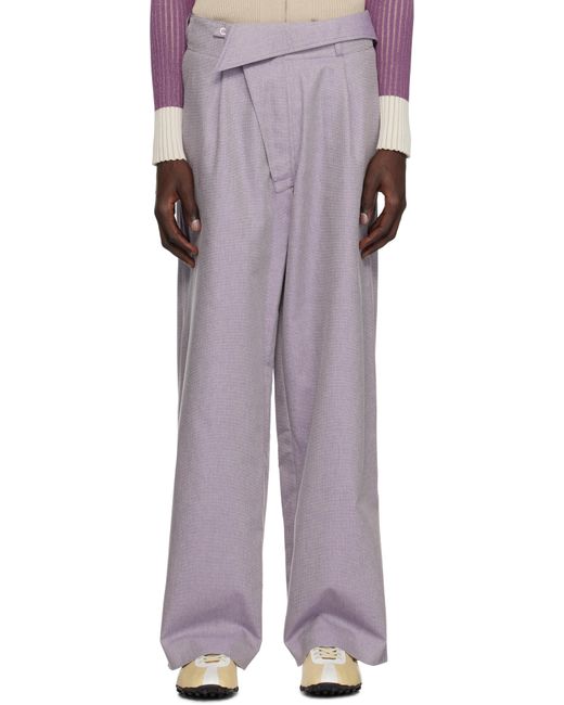 メンズ Kiko Kostadinov パープル Navin ワイドパンツ Purple
