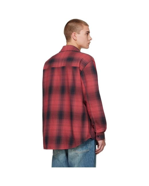 Our Legacy Red Whoppin Shirt for men