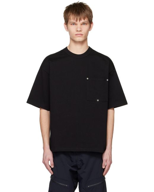 Bottega Veneta Black Relaxed-fit T-shirt for men