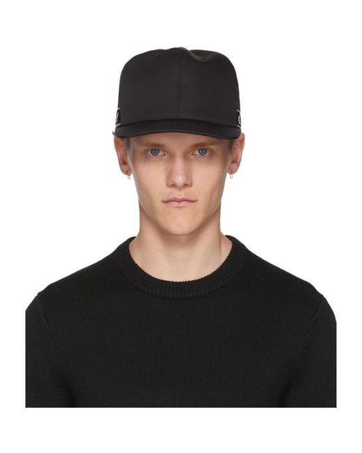 Givenchy Black 4g Cap for men