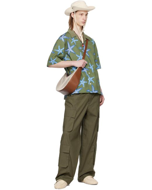 AFTER PRAY Starfish Shirt in Green for Men | Lyst UK