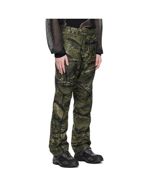 OLLY SHINDER Black Khaki Convertible Cargo Pants for men