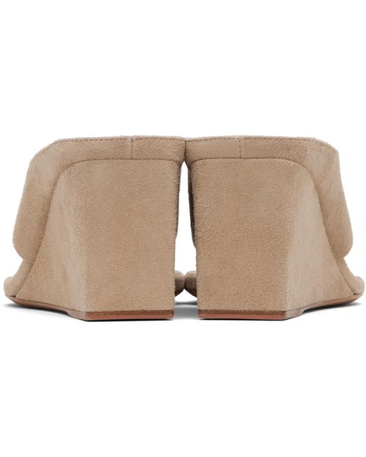 Alaïa Black Cube Thong Mules