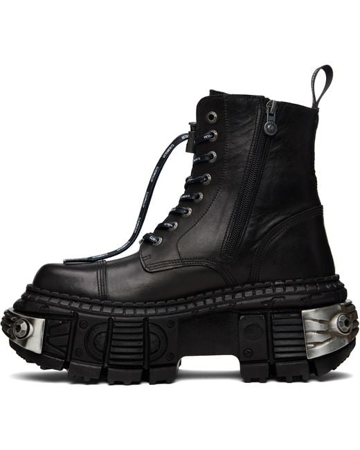 Vetements New Rock Edition Destroyer Boots in Black for Men | Lyst