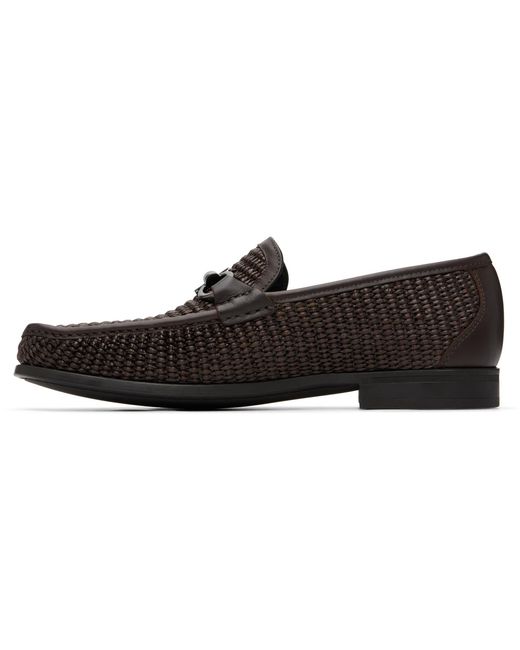 Ferragamo Black Gancini Ornament Loafers for men