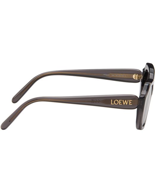 Loewe Gray Slim Sunglasses for men