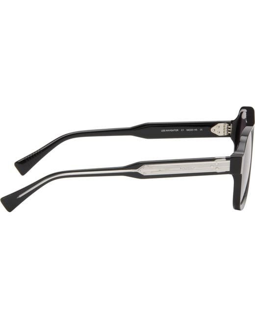 A.P.C. Black 'Les Navigator' Sunglasses for men