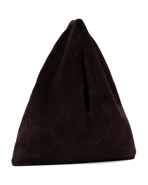 The Row Black Small Bindle Tote