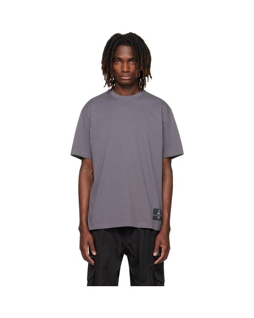 Y-3 Purple Mercedes-Amg F1 Edition Logo Stack T-Shirt for men