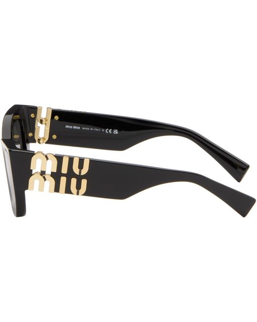 Miu Miu Gray Miu Glimpse Sunglasses