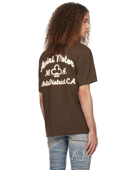 T-shirt motors brun Amiri pour homme en coloris Brown