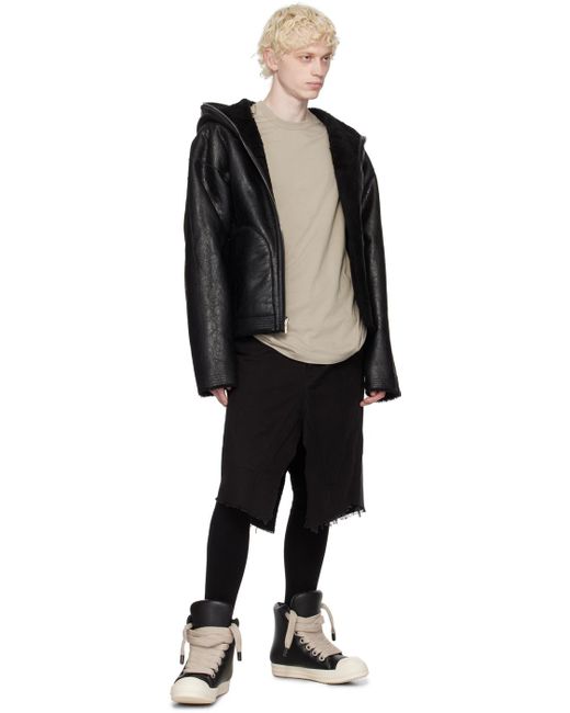 Rick Owens Natural Off-white Level Long Sleeve T-shirt for men