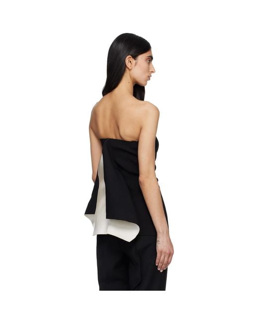 Entire studios Black Fin Tube Top
