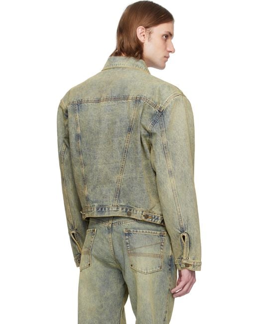 Entire studios Multicolor Shrunken Denim Jacket for men