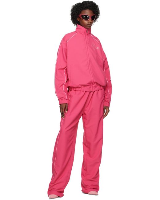 Abra Pink 'chic' Track Jacket