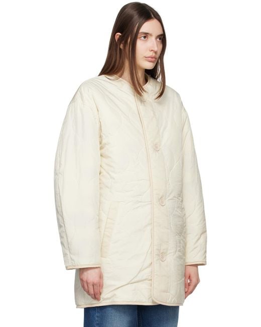 Isabel Marant Natural Off-white Himemma Reversible Jacket