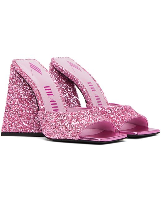 The Attico Multicolor Pink Devon Mules