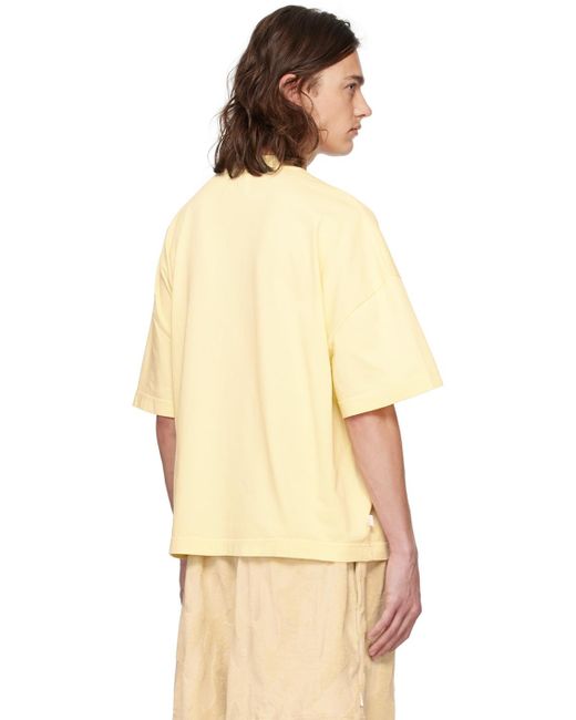 T-shirt jaune à image de papillon Bonsai pour homme en coloris Natural
